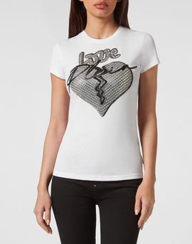 PHILIPP PLEIN PHILIPP PLEIN T-Shirt Round Neck Sexy Pure Fit Women