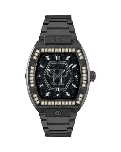 Philipp Plein Philipp Plein The Hexagon Phantom Crystal Watch, 44mm