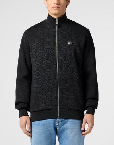 PHILIPP PLEIN PHILIPP PLEIN Tracksuit Jacket Jacquard Monogram Paisley Men