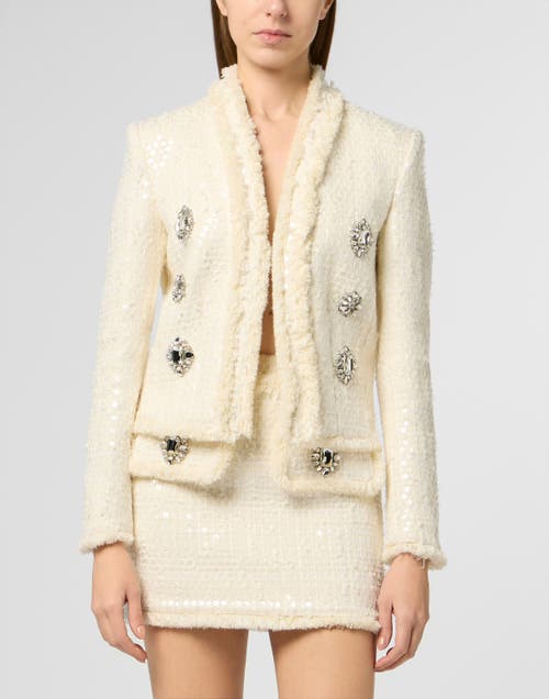 PHILIPP PLEIN PHILIPP PLEIN Tweed Bolero Paillettes Women