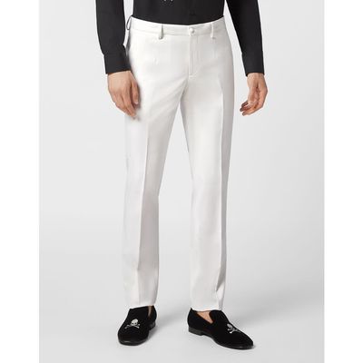PHILIPP PLEIN PHILIPP PLEIN Twill Wool Long Trousers Lord Fit Men