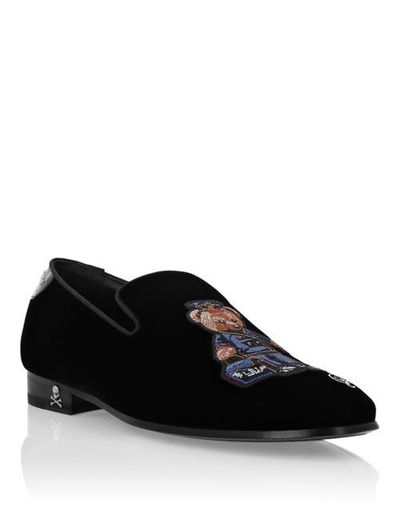 PHILIPP PLEIN PHILIPP PLEIN Velvet Loafers Teddy Doorman Men
