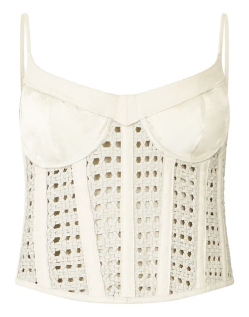PHILIPP PLEIN PHILIPP PLEIN Weaved Leather Bustier Women