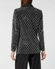 PHILIPP PLEIN PHILIPP PLEIN Wool And Satin Boyfriend Fit Blazer Crystal Rhombus Women - 3