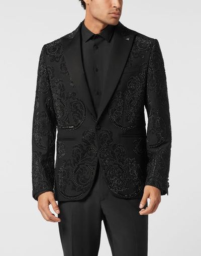 PHILIPP PLEIN PHILIPP PLEIN Wool Blazer Lord Fit Studs &Amp; Stones Stones Men