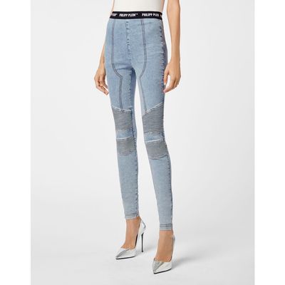 PHILIPP PLEIN Super High Waist Leggings Philipp Plein Tm Women