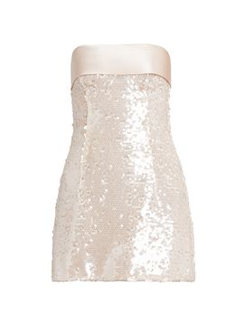 Philosophy di Lorenzo Serafini Women's Sequin Strapless Minidress