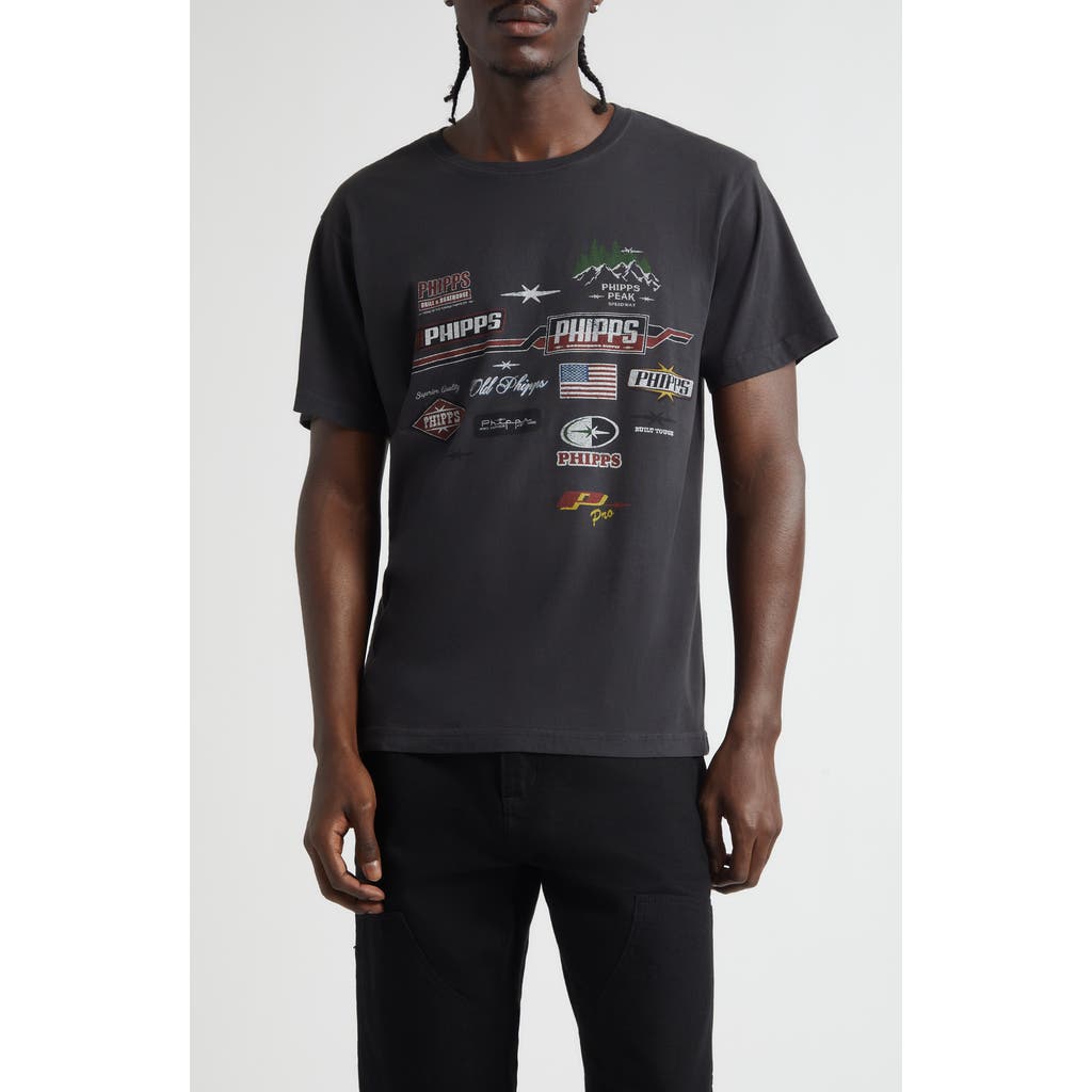 PHIPPS PHIPPS Racing Logo Graphic T-Shirt