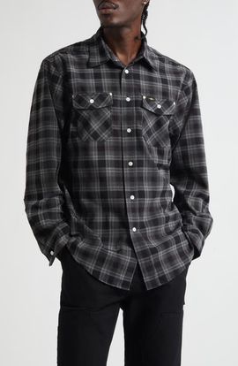 PHIPPS PHIPPS Workshop Plaid Flannel Button-Up Shirt