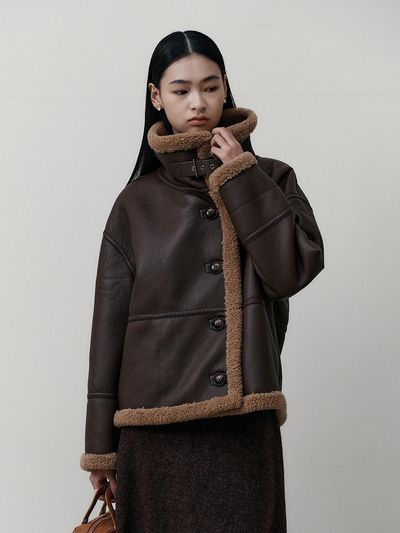 PIA STUDIO BA Base Mustang Jacket [Brown]