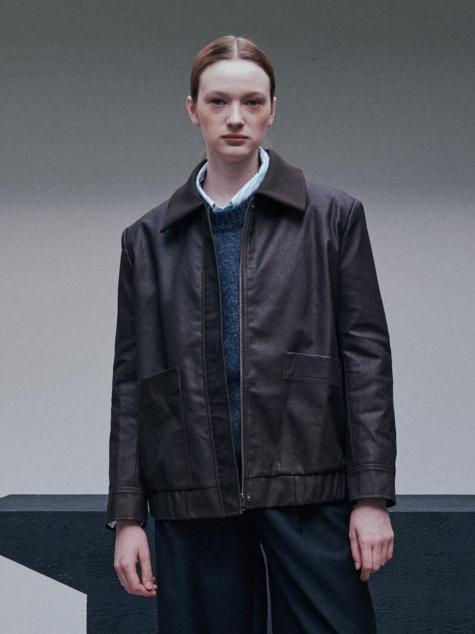 PIA STUDIO BA_Brown lapel jacket