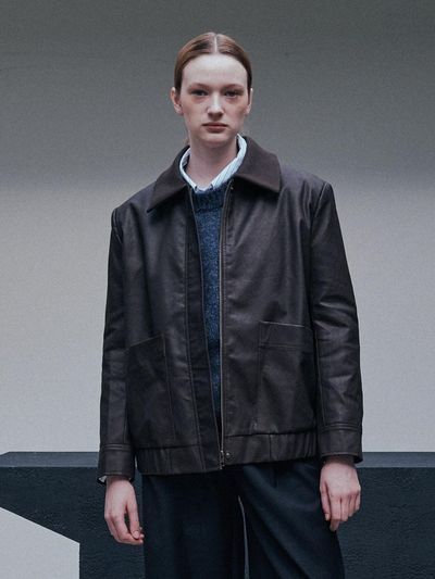 PIA STUDIO BA_Brown lapel jacket