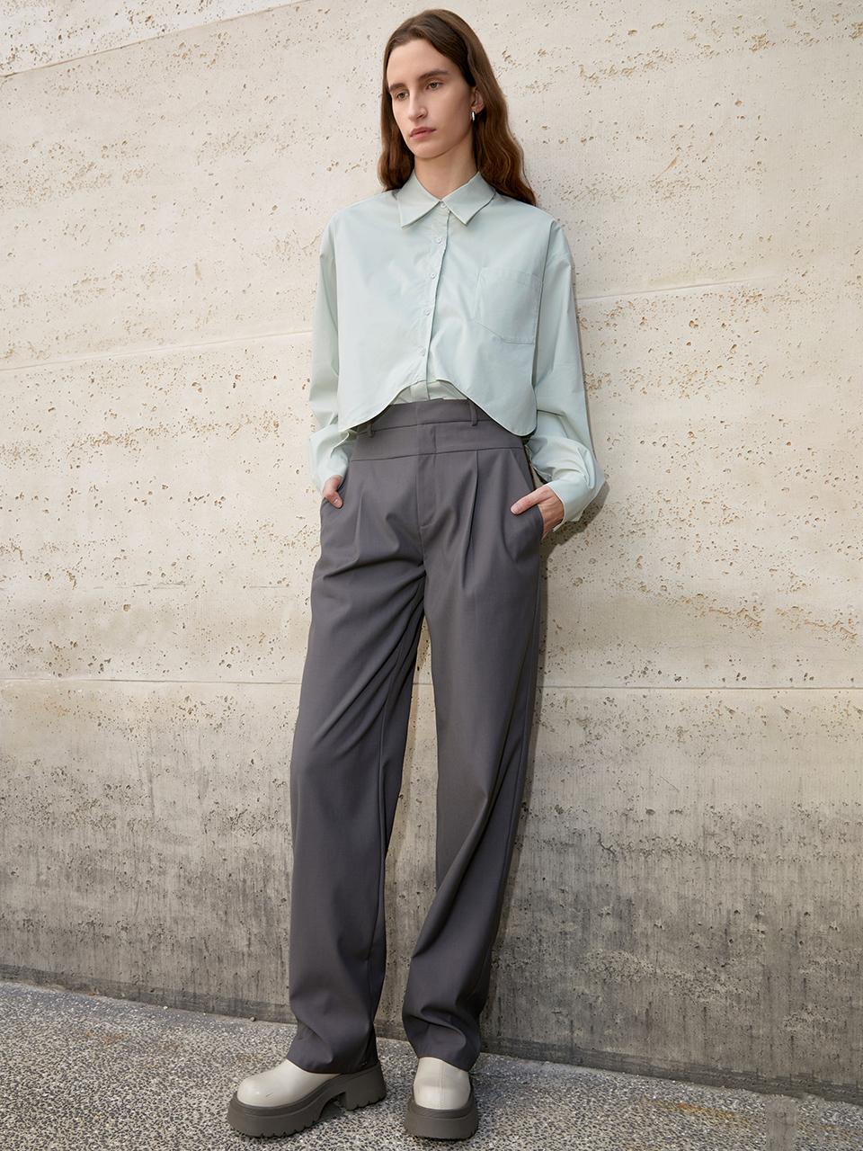 PIA STUDIO BA_Loose straight long pants
