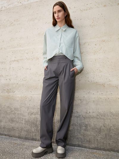PIA STUDIO BA_Loose straight long pants