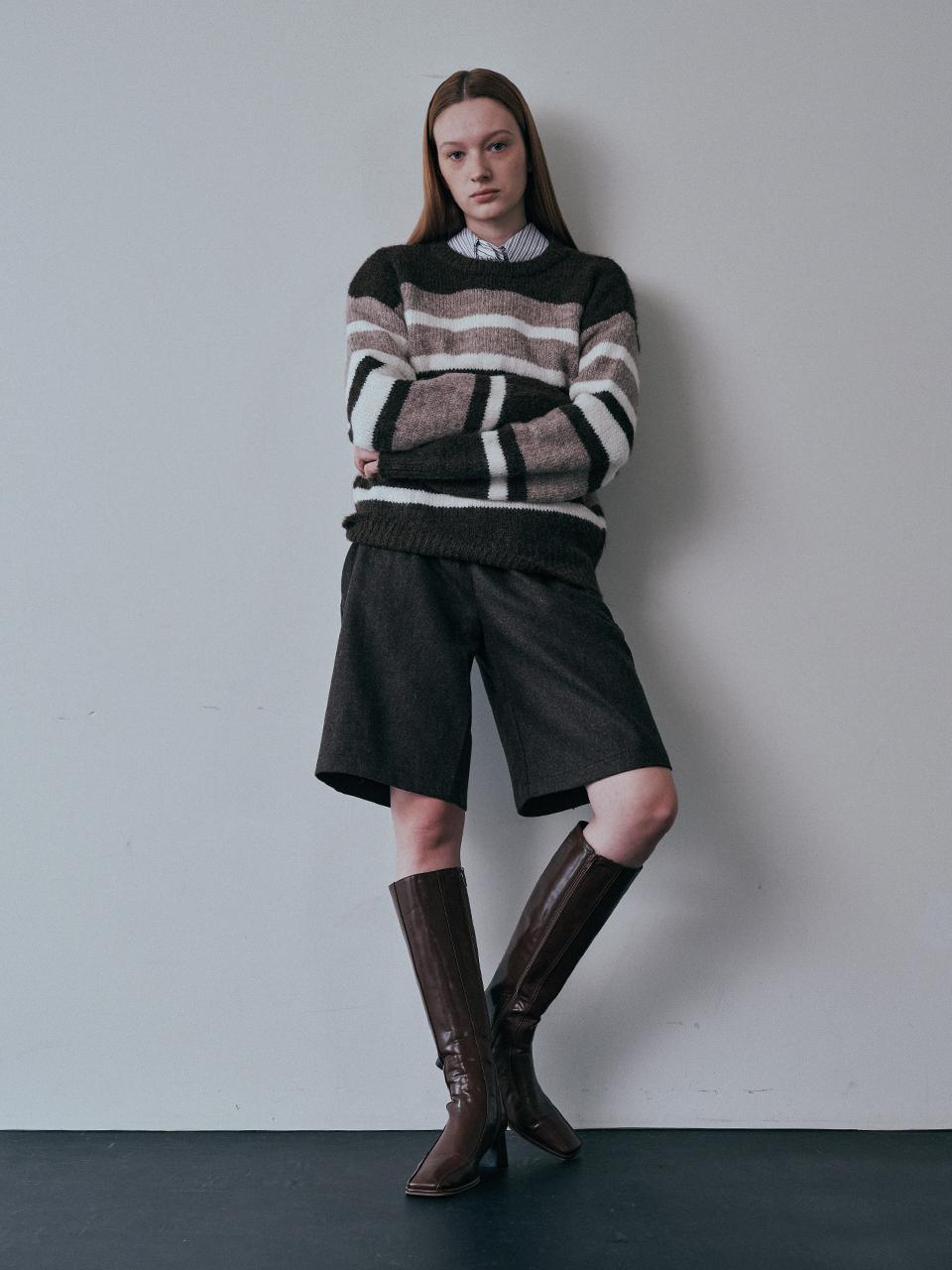 PIA STUDIO BA_Winter half suit pants_3color