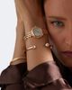 Piaget Piaget Posession 18kt rose gold cuff bracelet with mother-of-pearl and diamonds - 2
