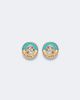 Piaget Piaget Possession Vibrant Palace 18kt rose gold earrings with turquoise and diamonds - 1