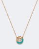 Piaget Piaget Possession Vibrant Palace 18kt rose gold necklace with turquoise and diamond - 4