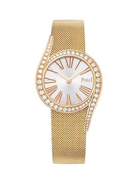 Piaget Women's Limelight Gala 18K Rose Gold & Diamond Mesh Bracelet Watch