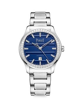Piaget Women's Piaget Polo Stainless Steel & 1.04 TCW Diamond Signature Date Watch/36MM