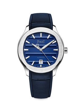 Piaget Women's Polo Stainless Steel & Rubber Strap Watch/42MM