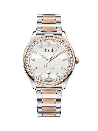 Piaget Women's Polo Two-Tone Stainless Steel & 1.04 TCW Diamond Bracelet Watch/36MM
