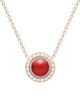 Piaget Women's Possession 18K Rose Gold, Carnelian & Diamond Pendant Necklace - 1