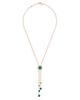 Piaget Women's Possession 18K Rose Gold, Malachite & Diamond Lariat Pendant Necklace - 2