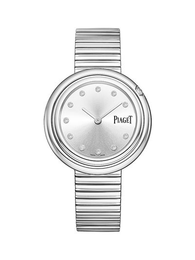 Piaget Women's Possession Steel & 0.15 TCW Diamond Bracelet Watch/34MM