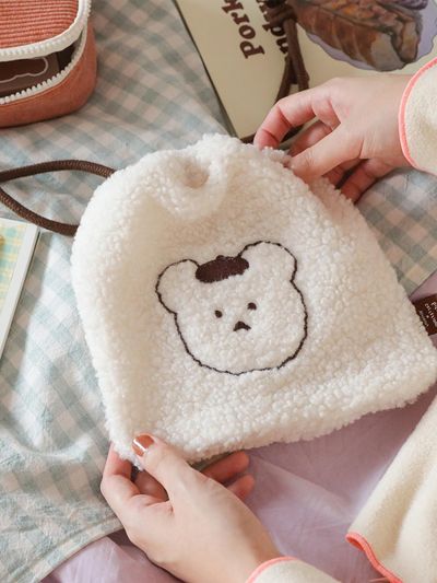 PICCASSO COLLEZIONI [PICCASSO COLLEZI x Chani Bear] Fleece Pouch