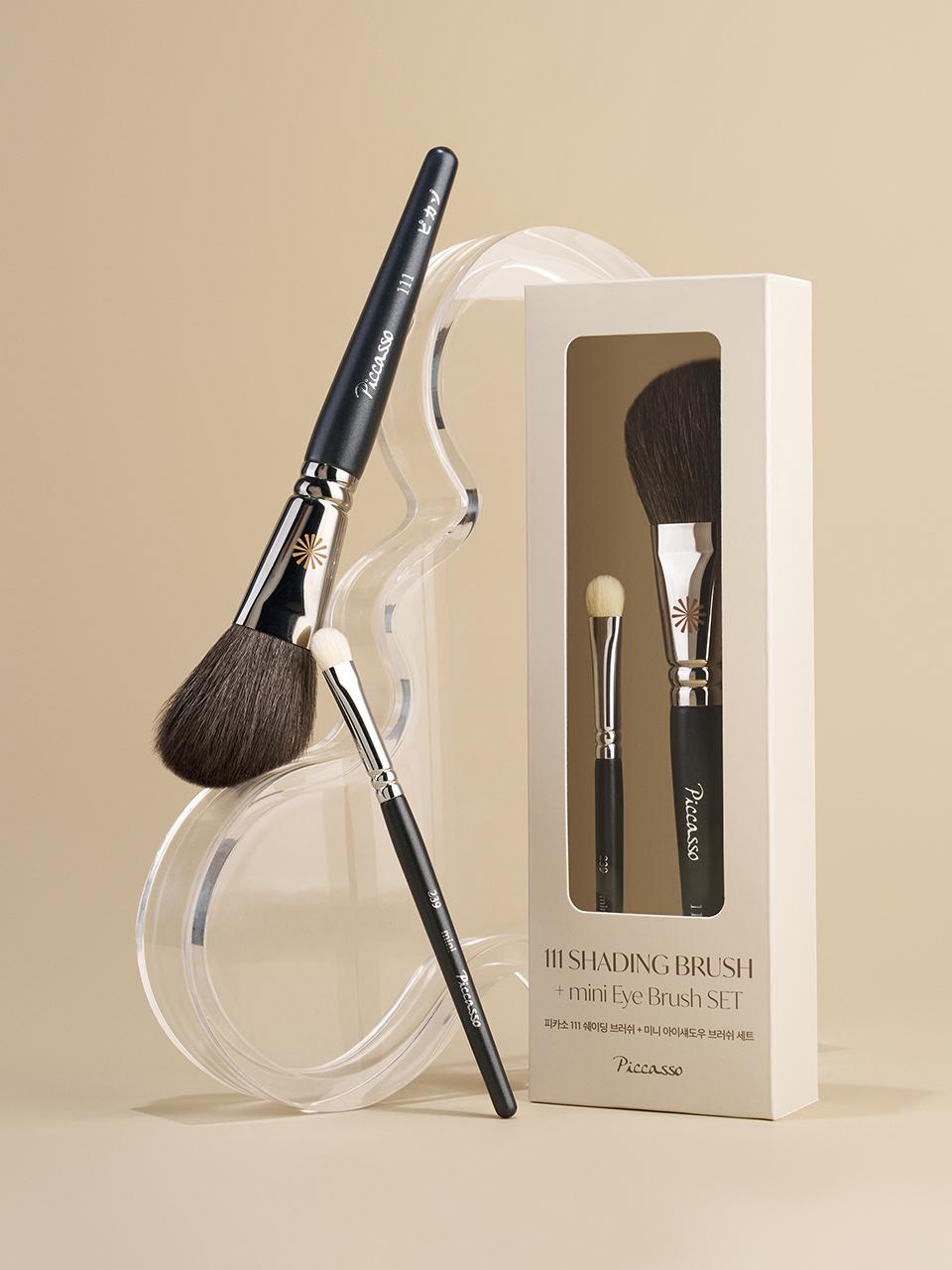 Piccasso Contour Duo (111Shading Brush + Mini Eye Brush)
