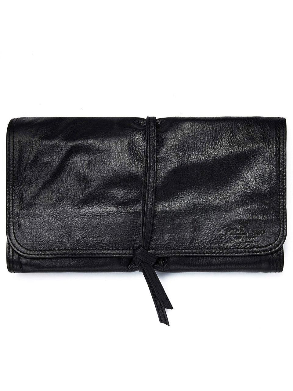 Piccasso [Piccasso] 18 Pieces Leather Brush Pouch