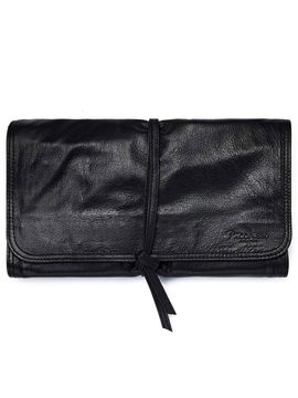 Piccasso [Piccasso] 18 Pieces Leather Brush Pouch