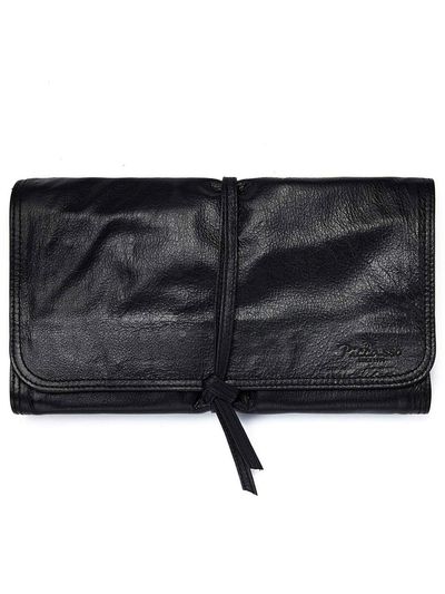Piccasso [Piccasso] 18 Pieces Leather Brush Pouch