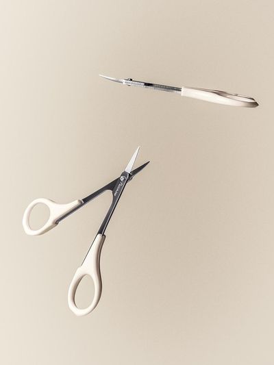 Piccasso Stainless Steel Professional Grade Precision Eyelash Scissors
