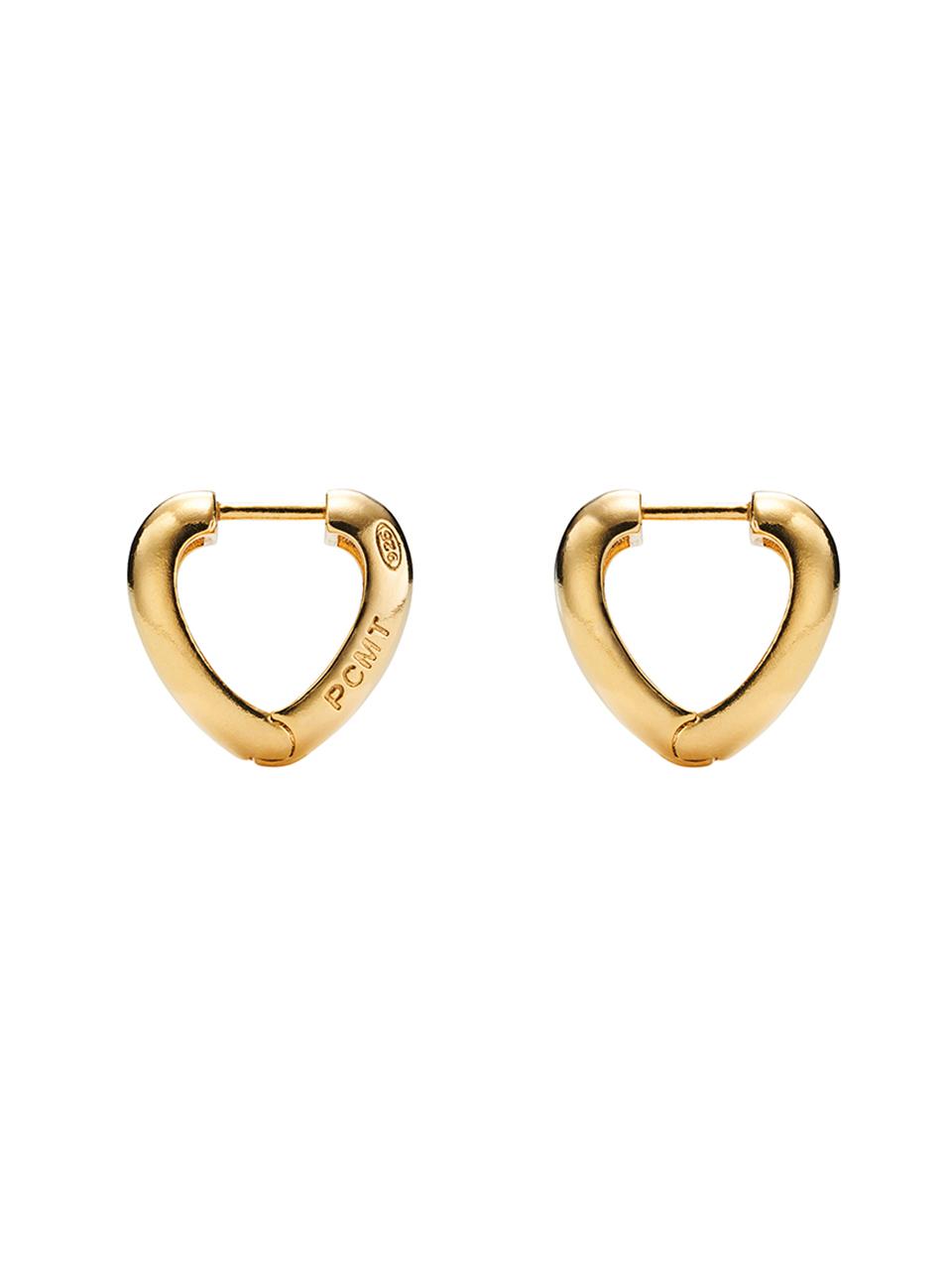 PICOMENT #006 Heart Ring Earring_Gold