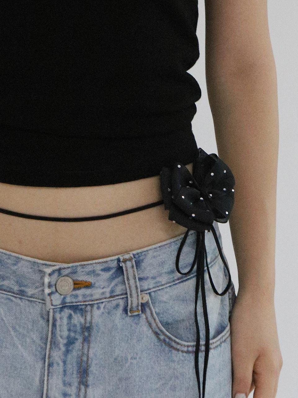 PICOMENT Big Cubic Ribbon Belt Strap