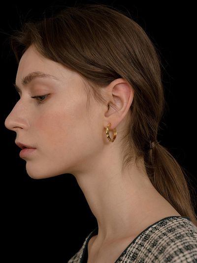 PICOMENT Bony Circle Earrings