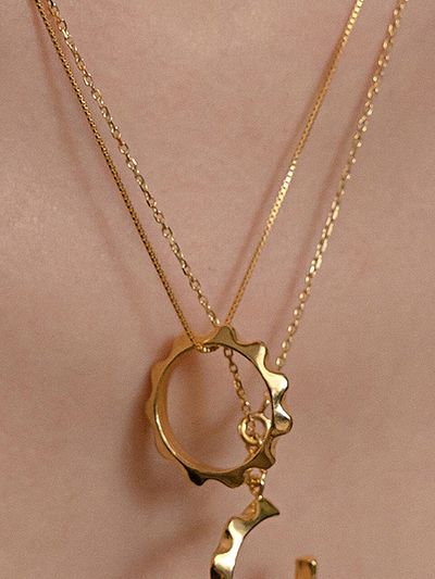 PICOMENT Bony Circle Necklace