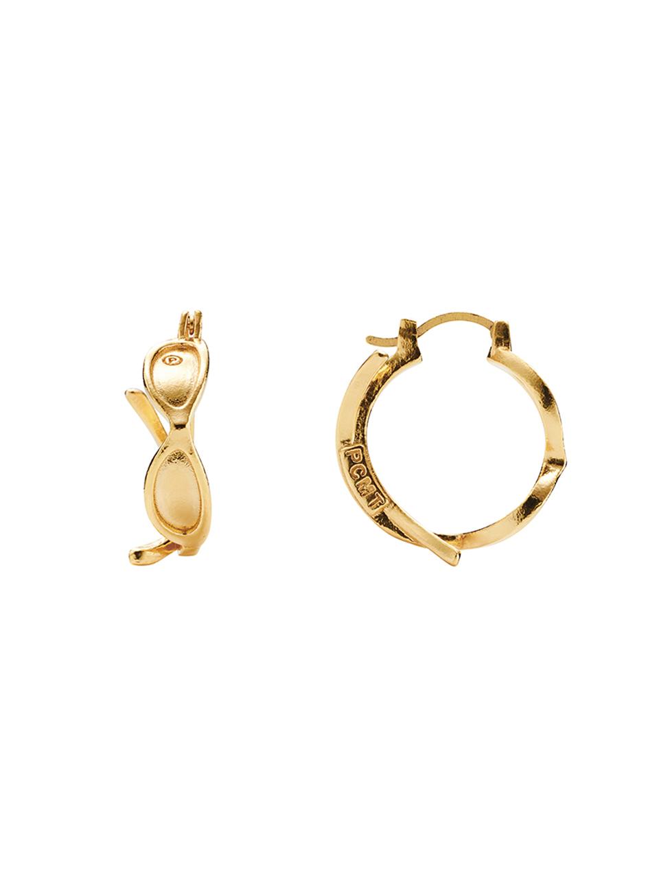 PICOMENT Eye Sunglasses Ring Earrings _Gold