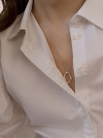 PICOMENT Floating Circle Necklace