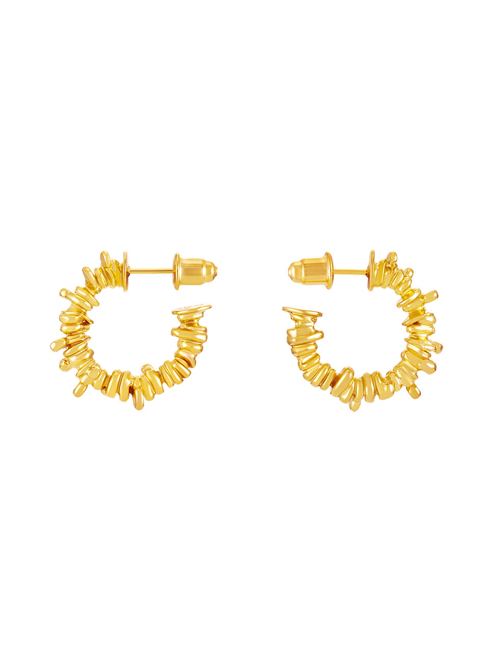 PICOMENT Informal Pieces Ring Earrings - Gold