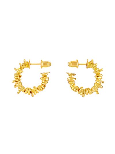 PICOMENT Informal Pieces Ring Earrings - Gold