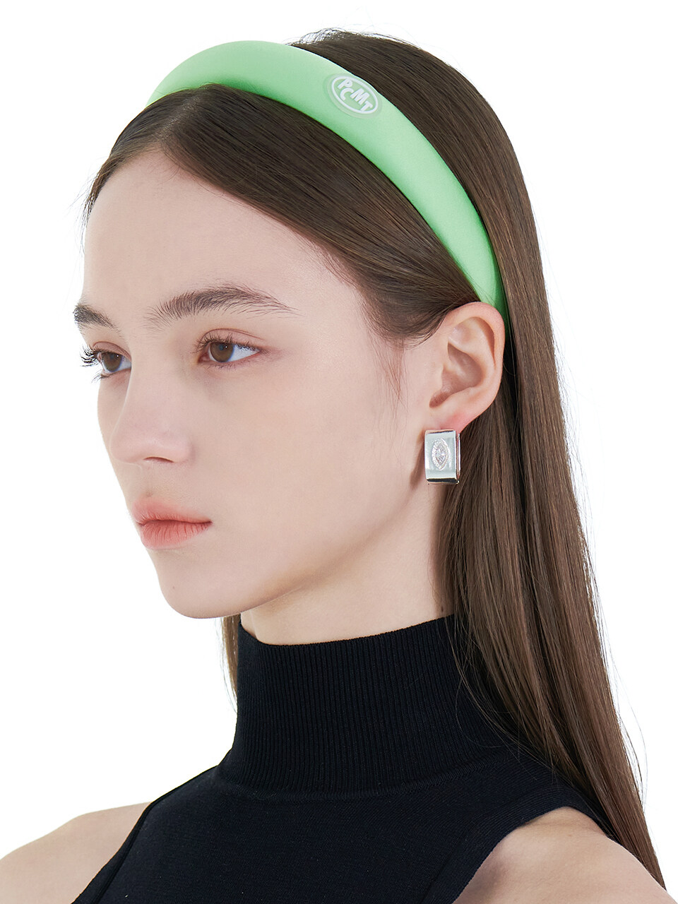 PICOMENT Logo Satin Hair Band - Yellow Green