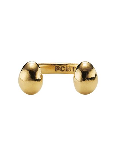 PICOMENT [Renewal] #006 Oval Open Ring_Gold