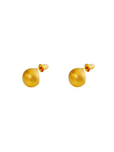 PICOMENT Rough Ball Earrings - Gold