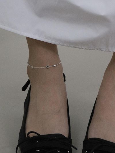 PICOMENT [Summer Capsule] Star Chain anklet