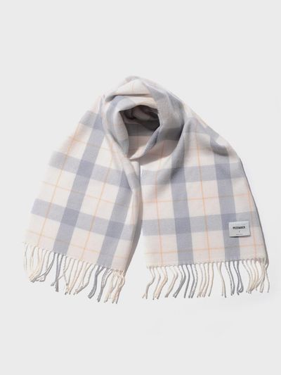 PIECEMAKER CHECK BLEND MUFFLER S (SKY BLUE)