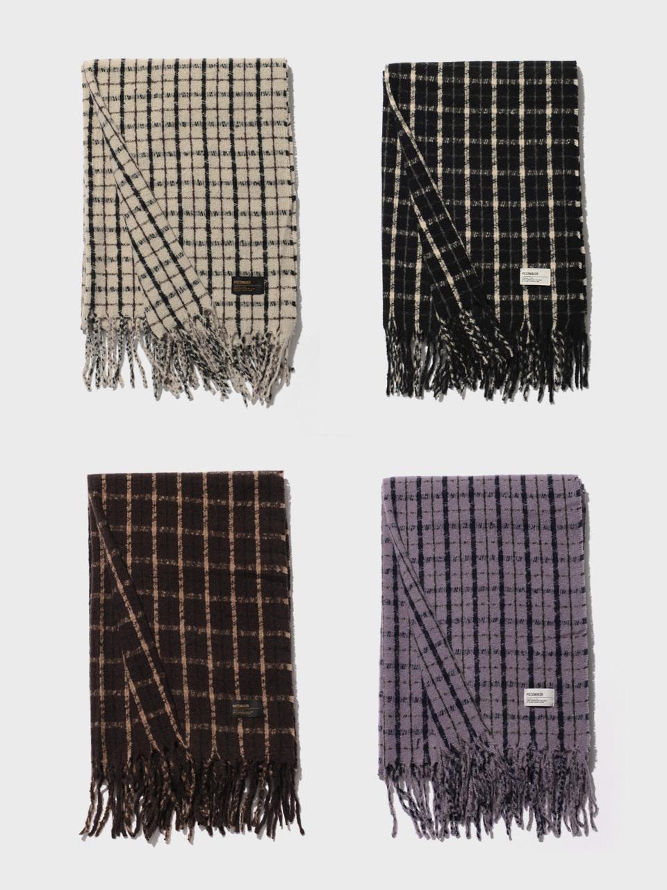 PIECEMAKER GRID CHECK MUFFLER (4COLORS)