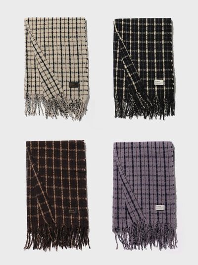 PIECEMAKER GRID CHECK MUFFLER (4COLORS)